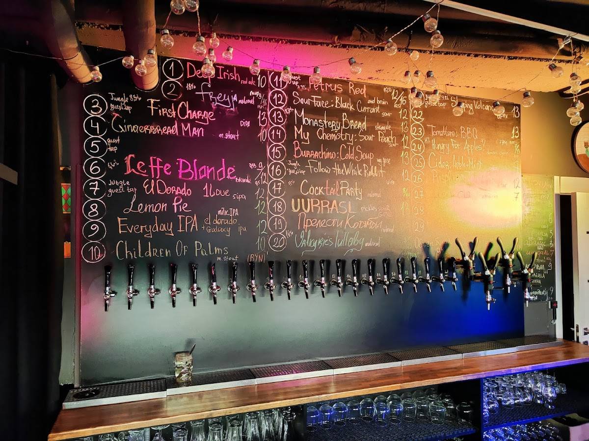 Mad Frog Taproom меню