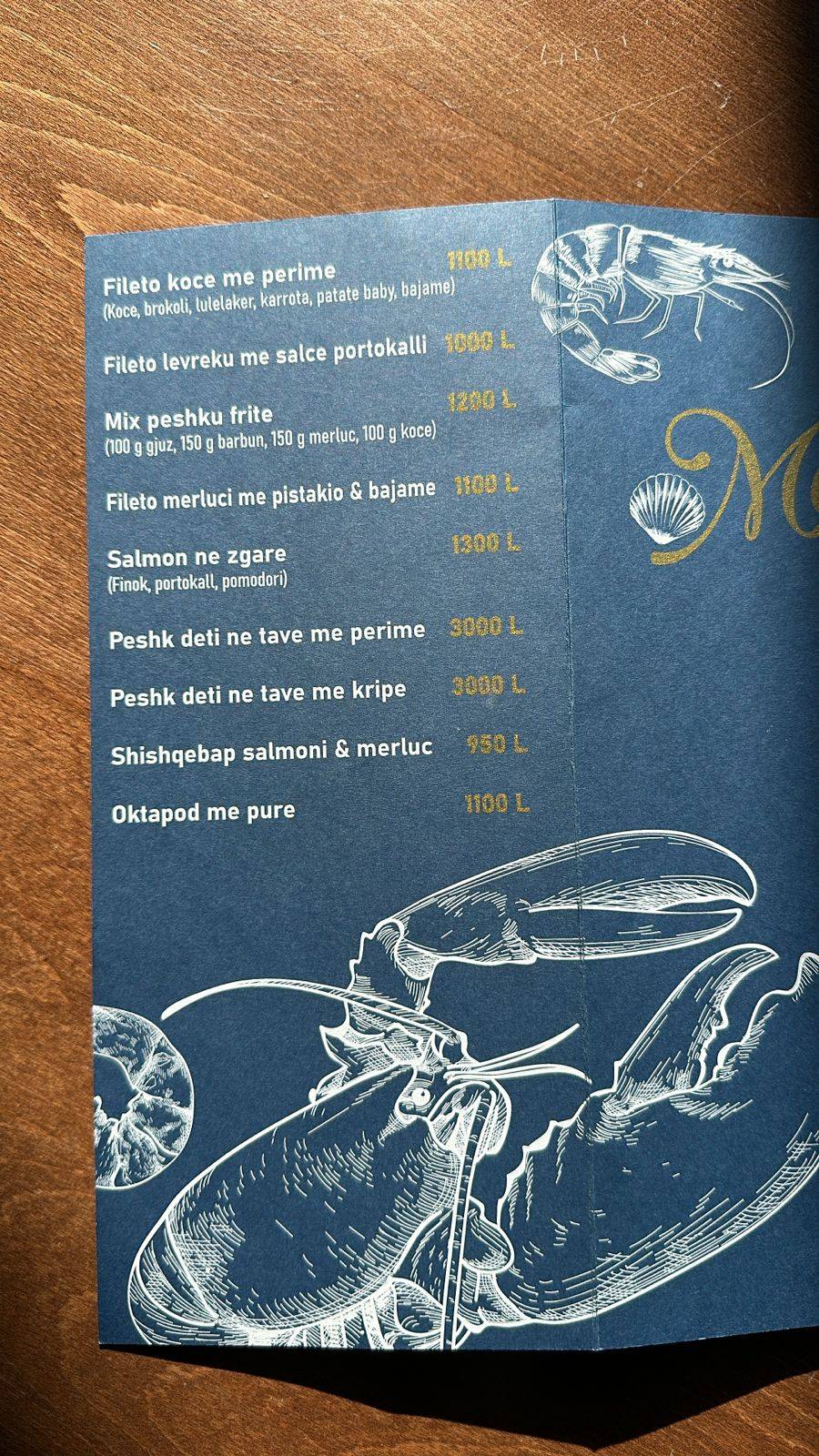Magic Fish меню