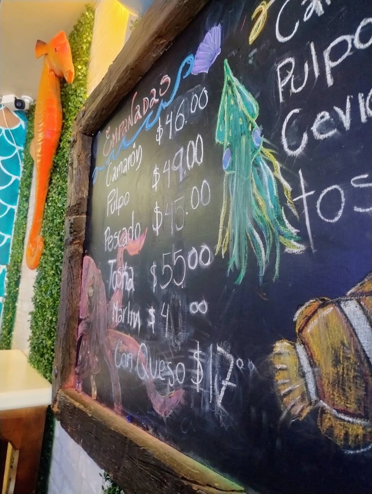 Mariscos San Elmo меню