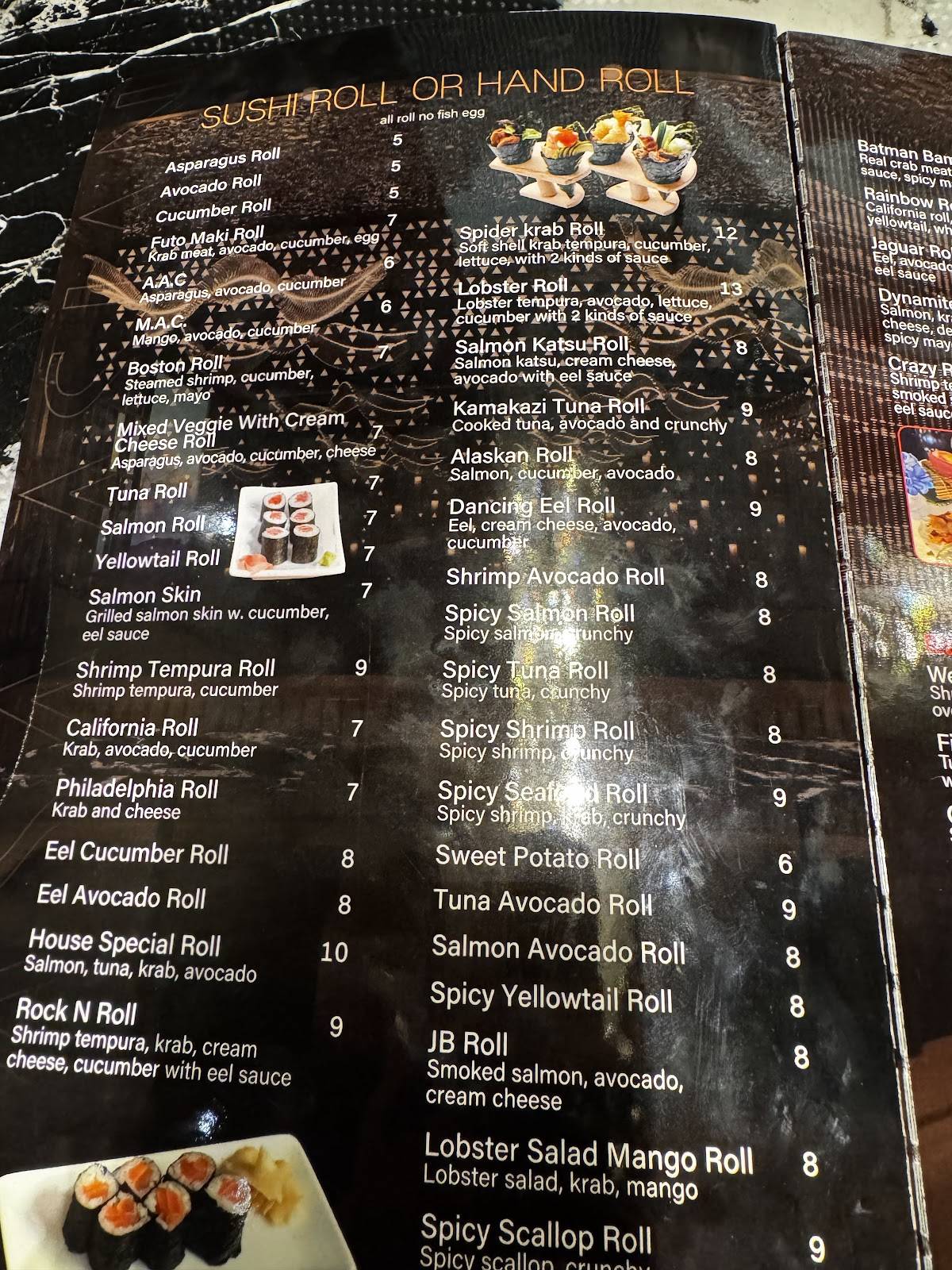 Masa Asian Bistro And Bar меню