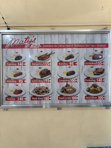 Maty's меню