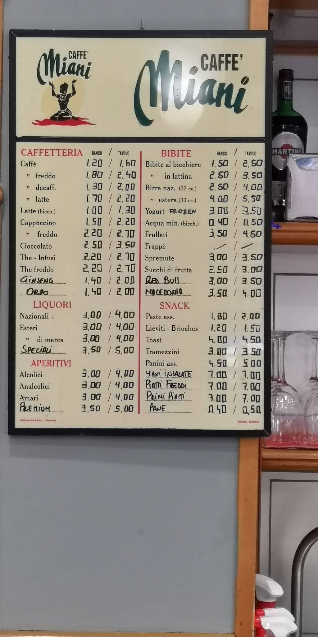 Max's Bar меню