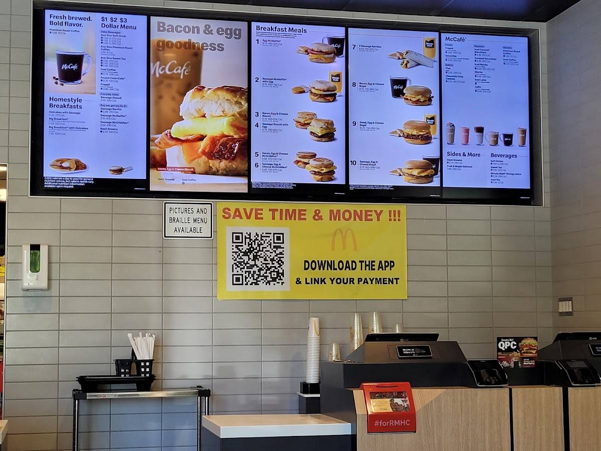 McDonald's меню