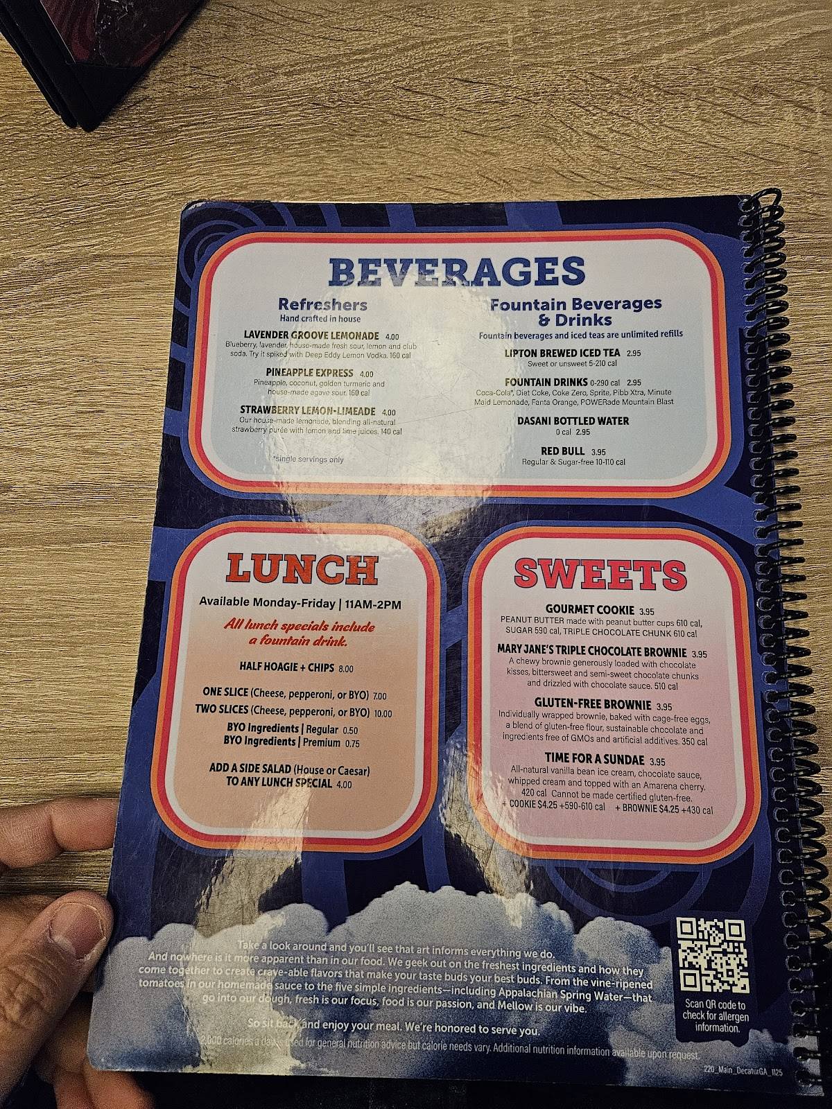 Mellow Mushroom Decatur меню