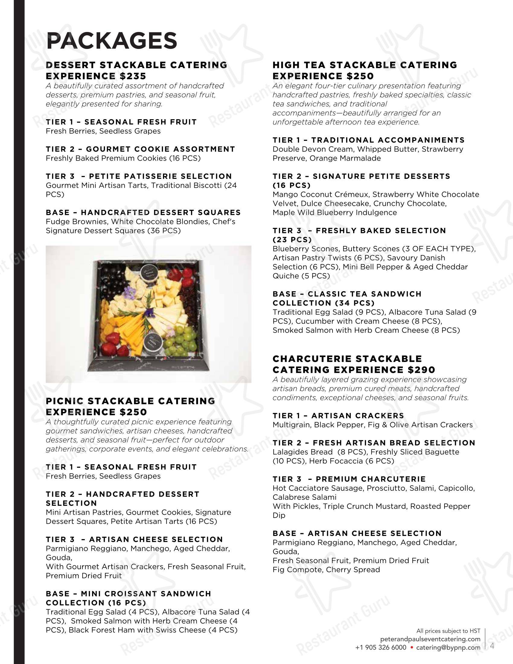 Menaggio Ristorante Wine Bar & Grill в Маркеме - Коктейльная карта