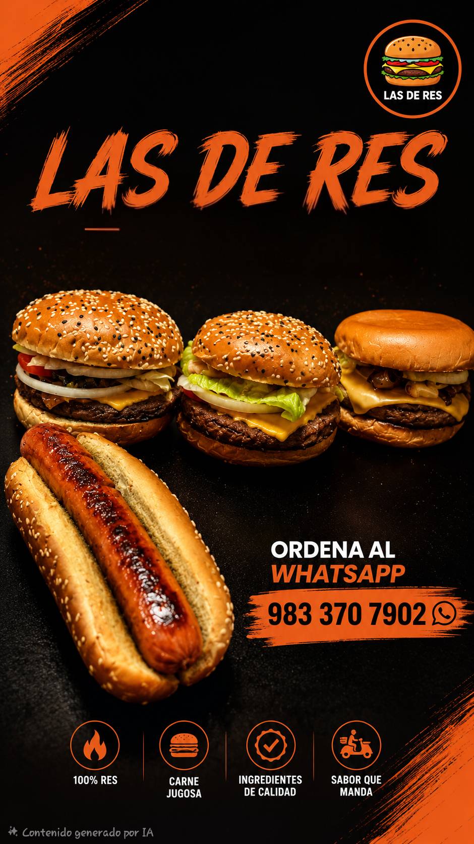 Las de res меню
