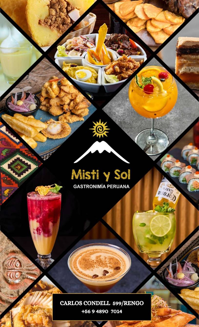 Misti y Sol - Gastronomía Peruana меню