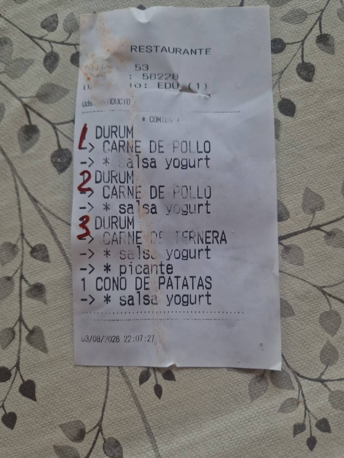 MôKebab меню