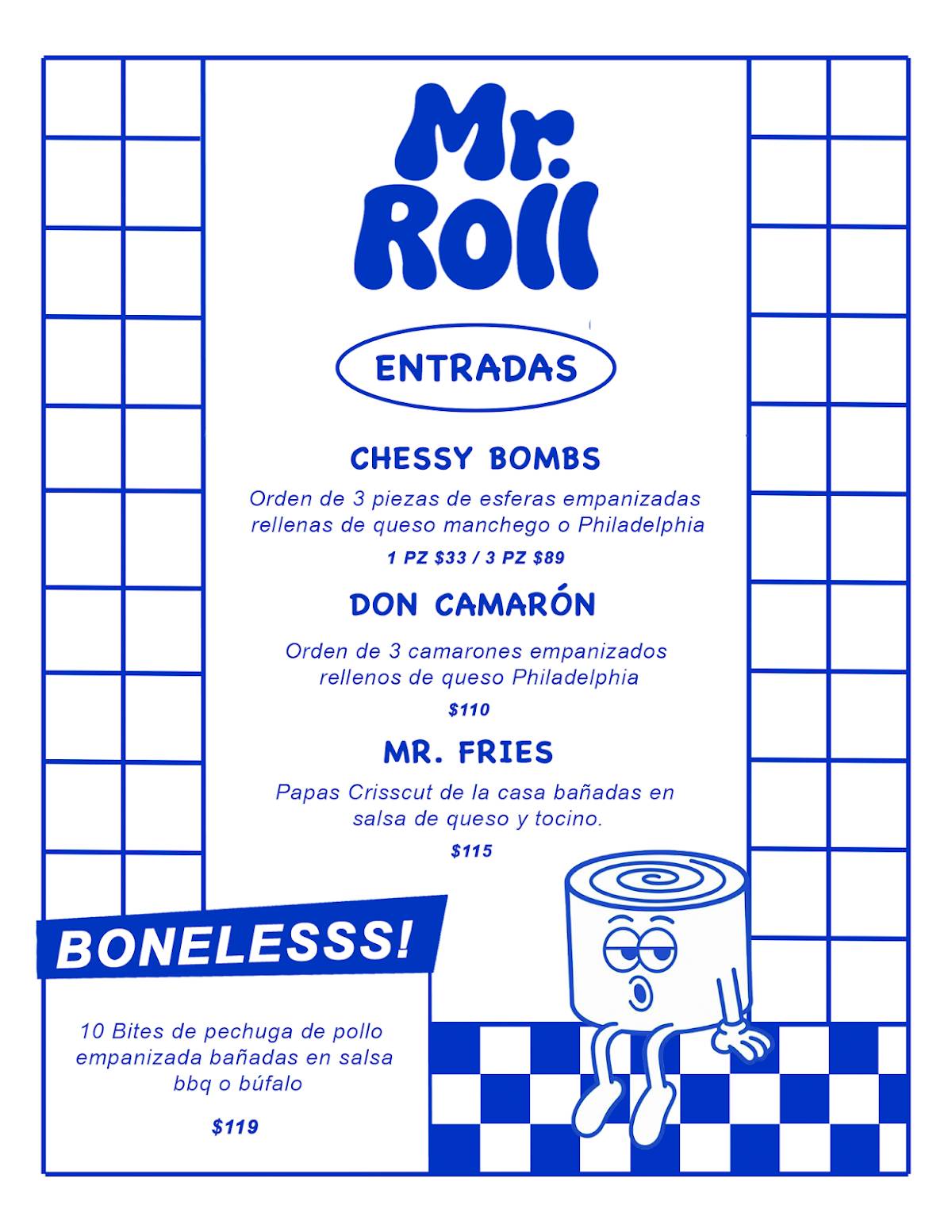 Mr roll меню
