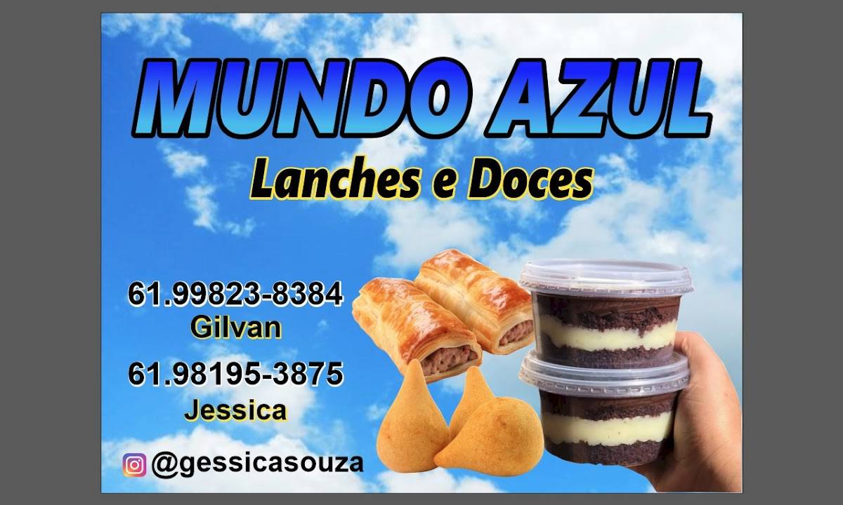 Mundo Azul Lanches e Doces меню