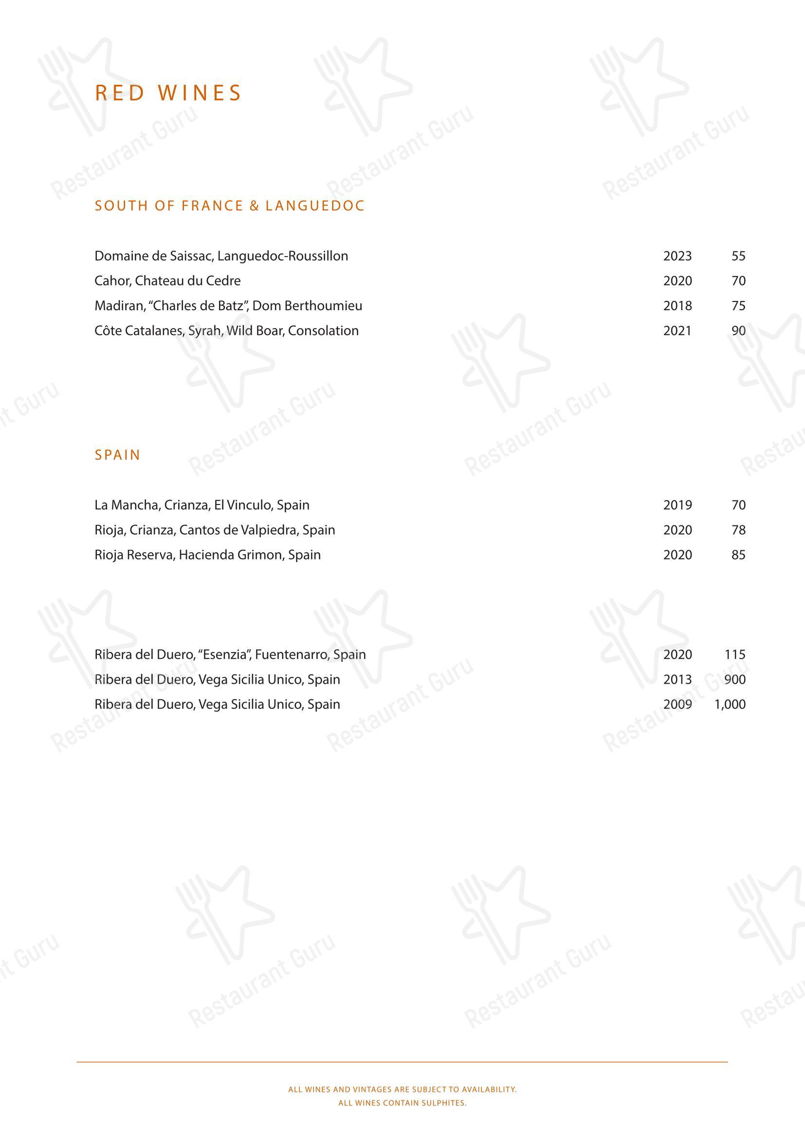 NIJŪ в Лондоне - Group Booking Menu
