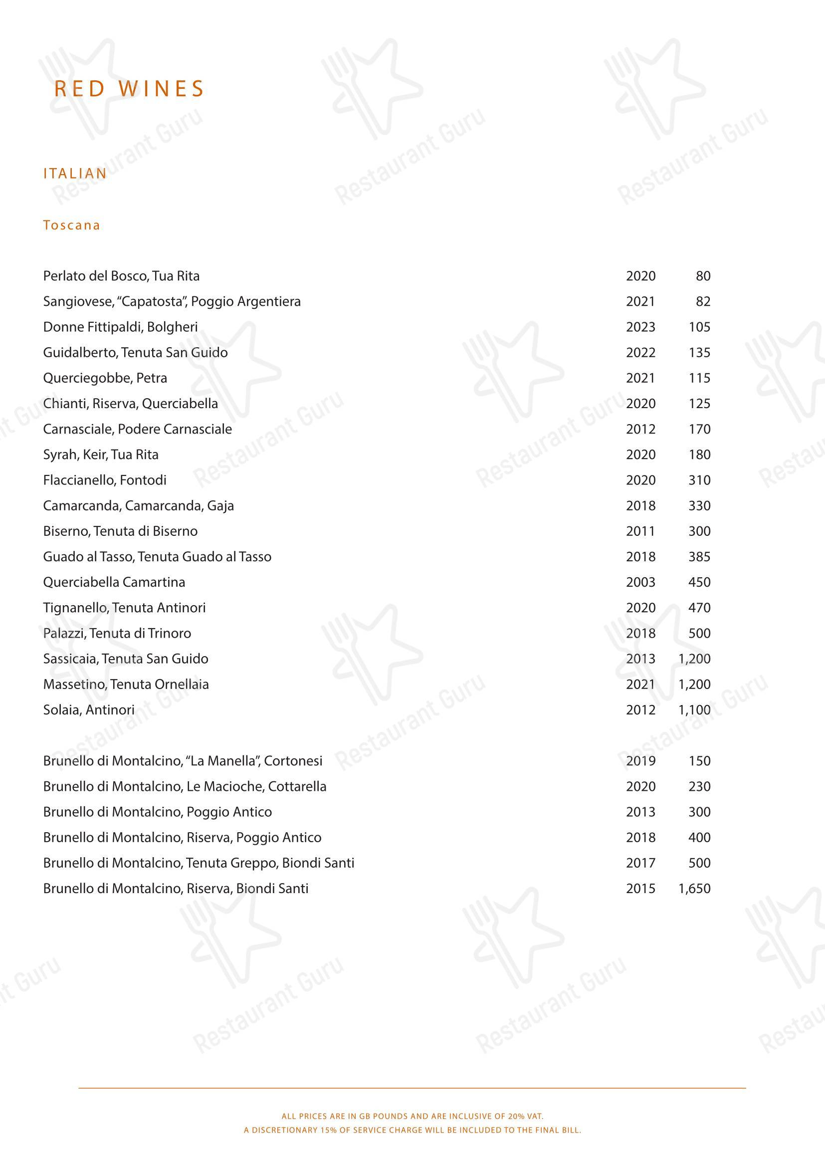 NIJŪ в Лондоне - Group Booking Menu