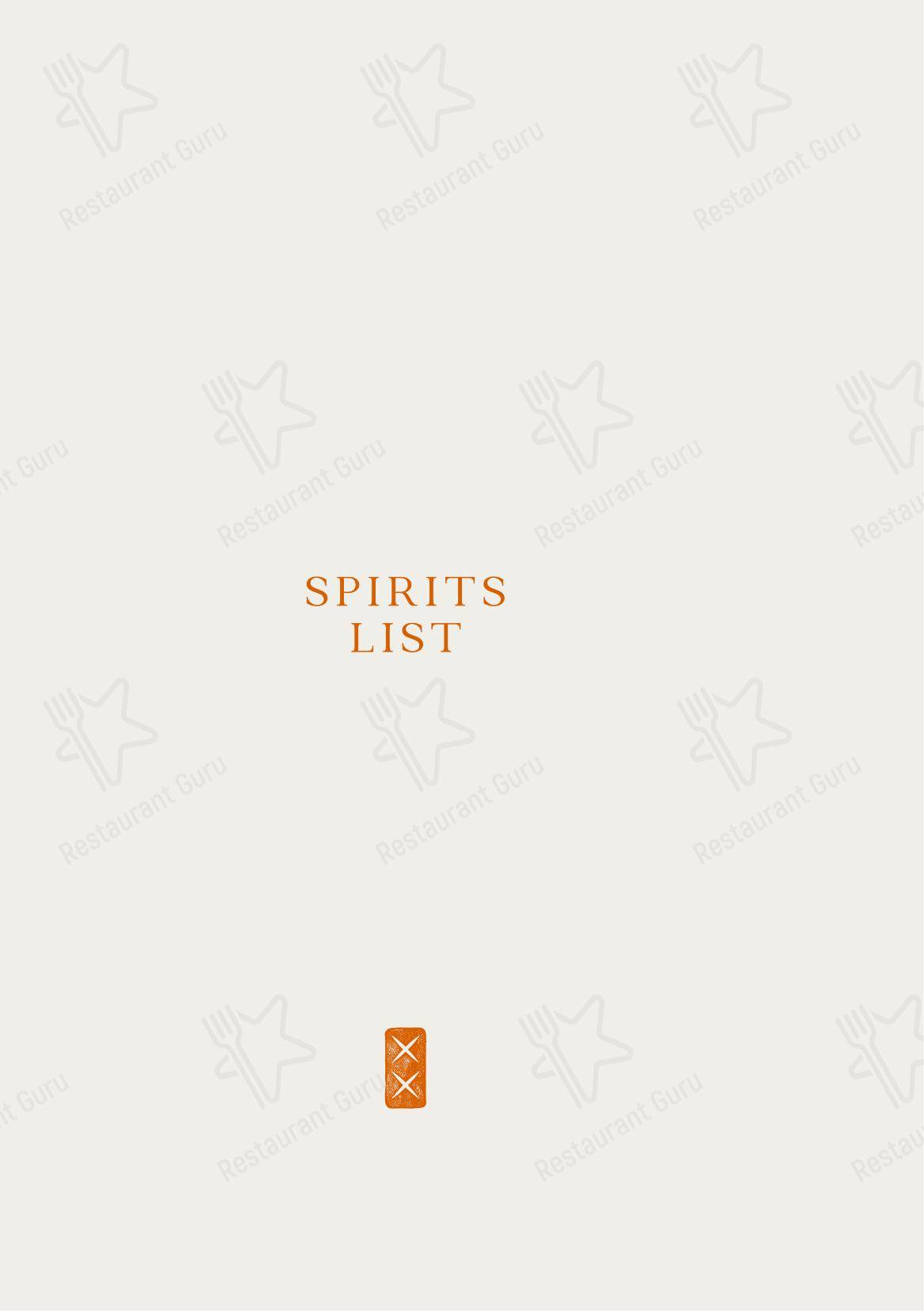 Меню ресторана NIJŪ - Drink menu