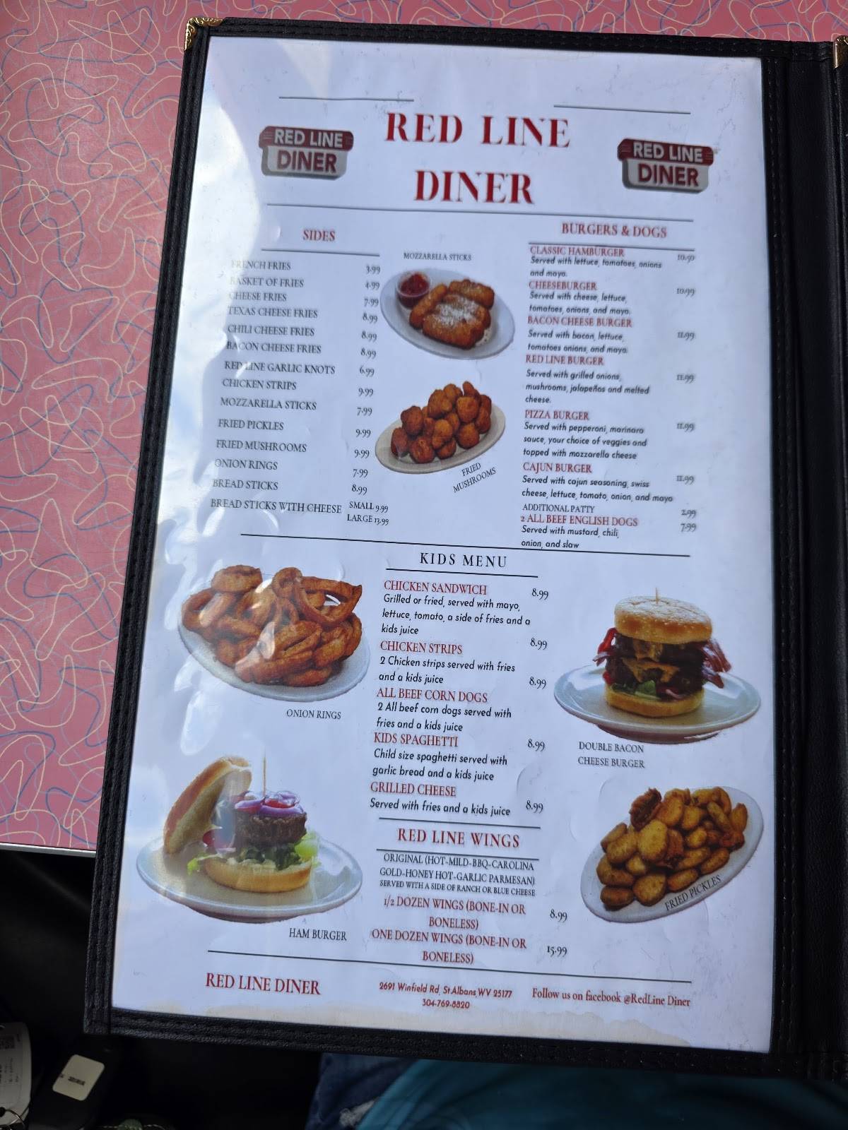 Red Line Diner меню