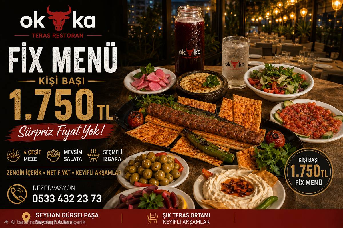 OKKA TERAS RESTORAN меню