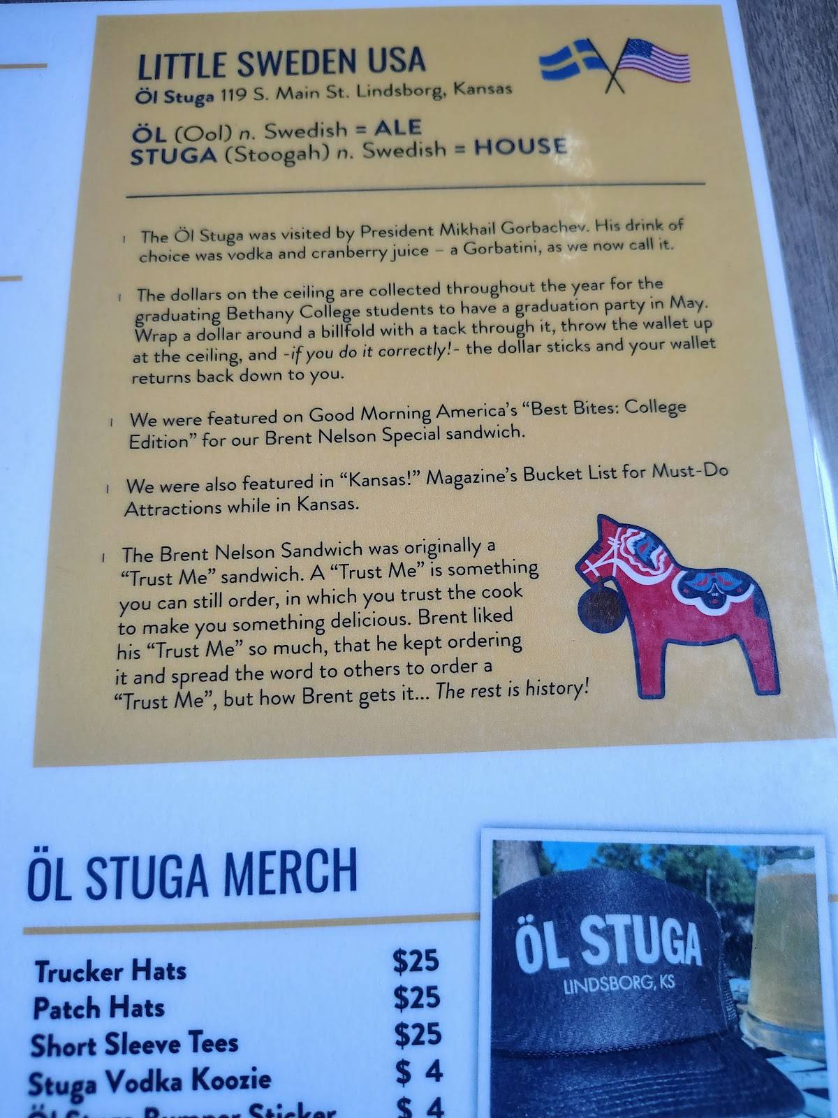 Öl Stuga меню