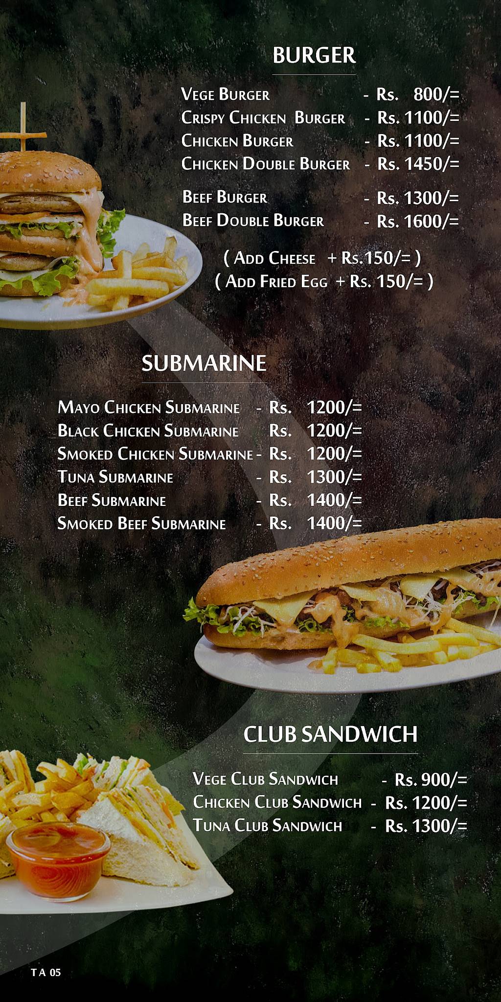 Open Rice Sri Lanka меню