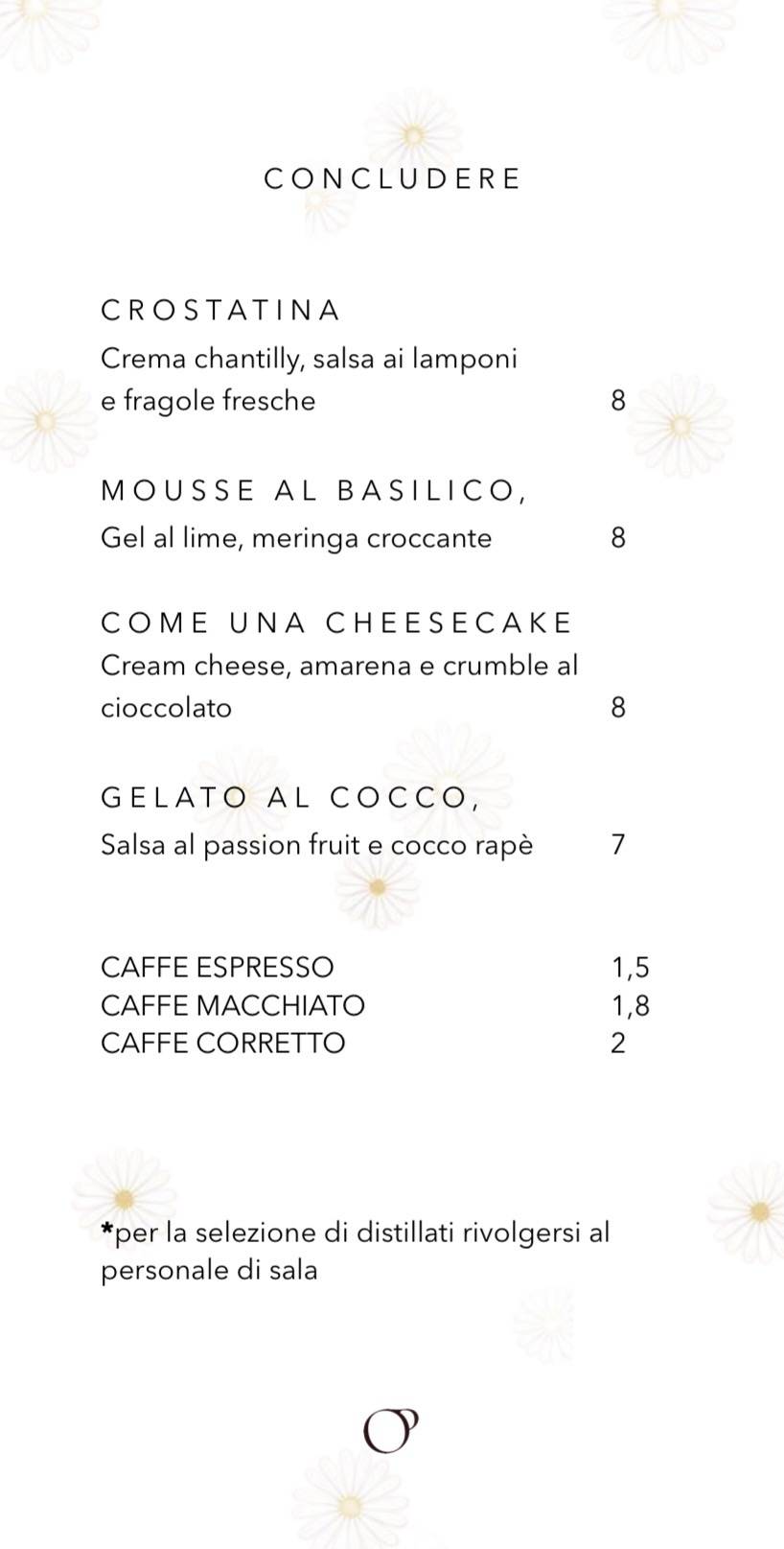 Orme - Osteria Conviviale меню