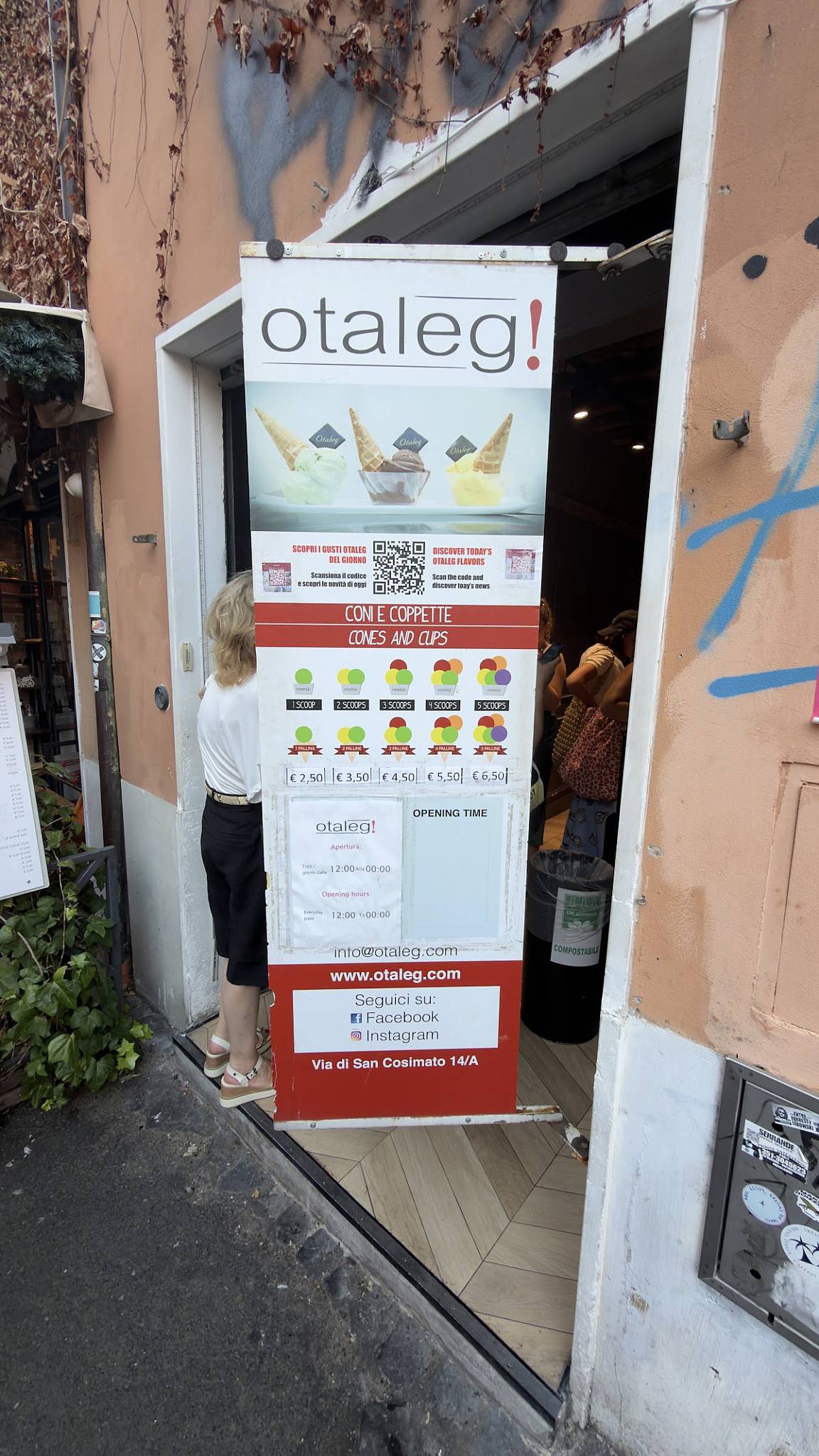 Otaleg меню