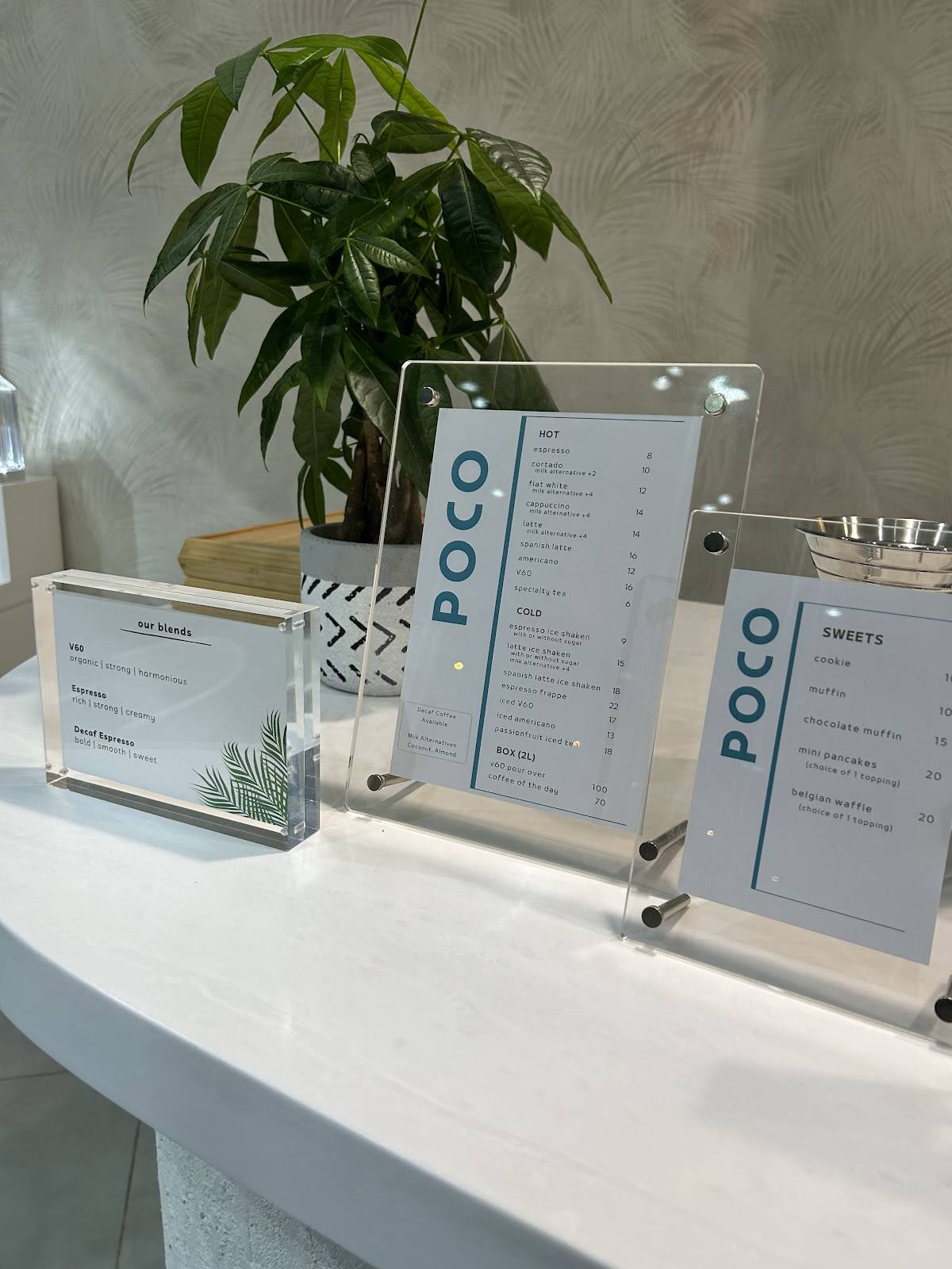 POCO Caffé меню