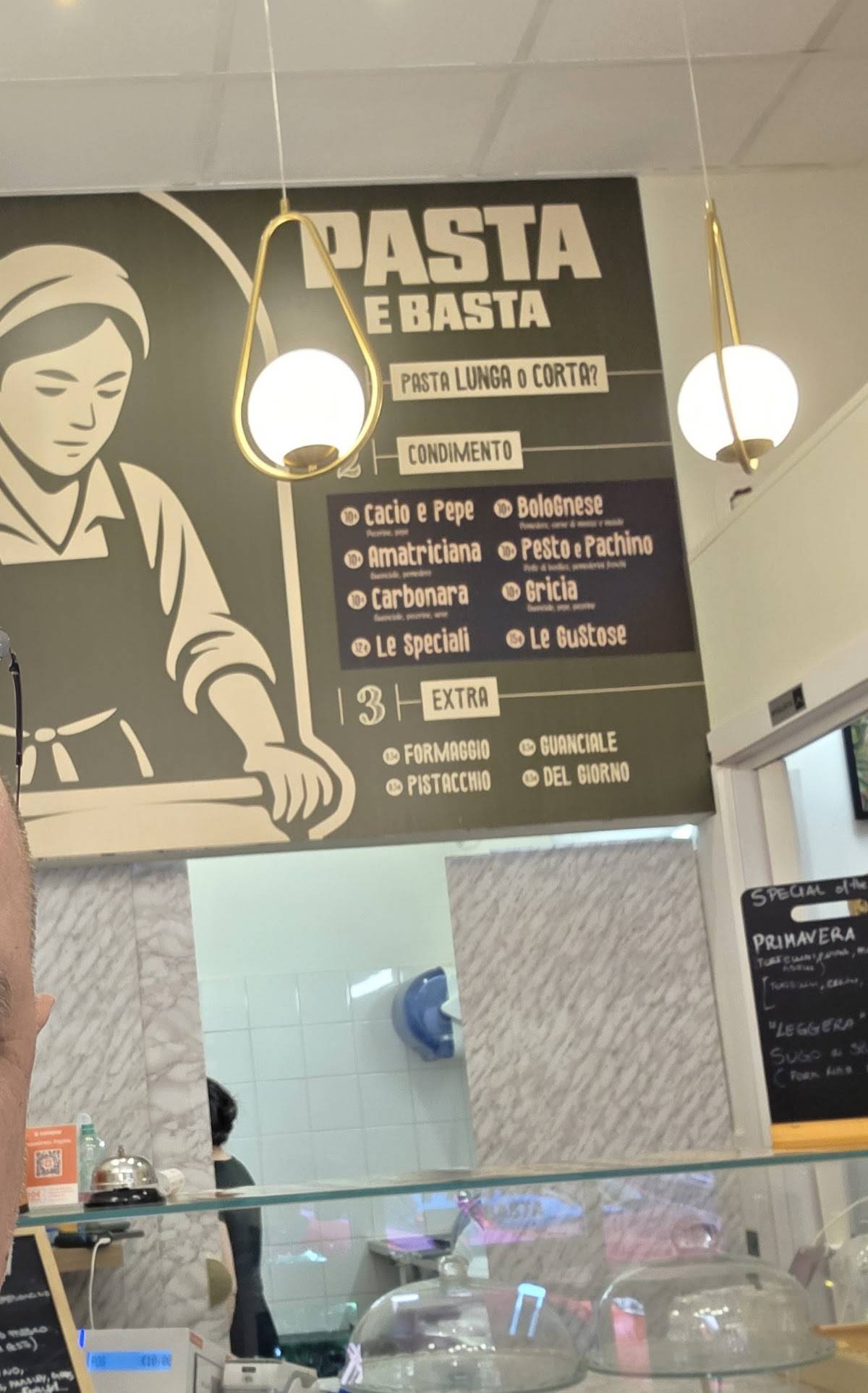 Pasta e Basta меню