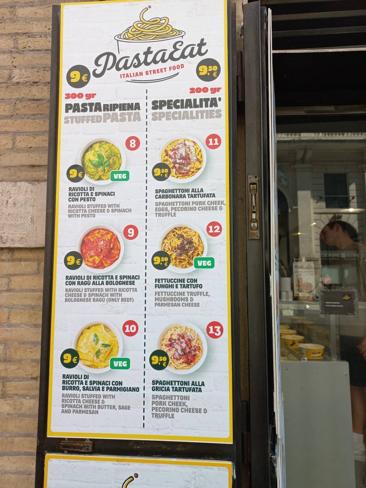 Pastaeat меню