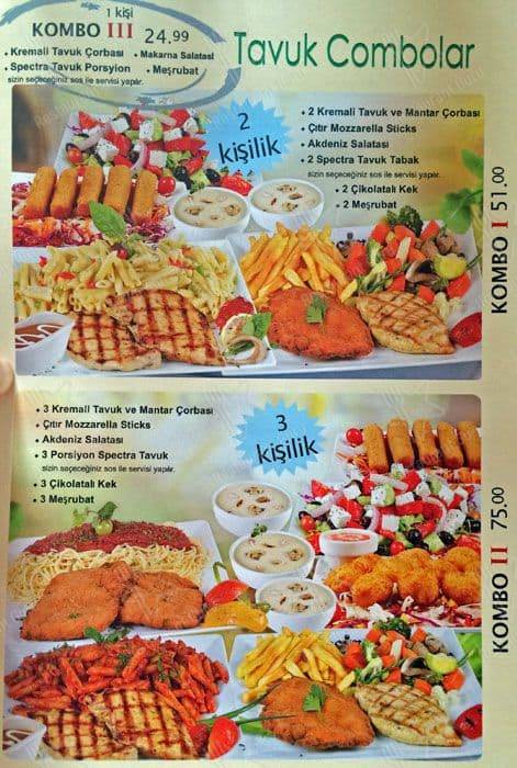 Supper Club, Kuruçeşme меню