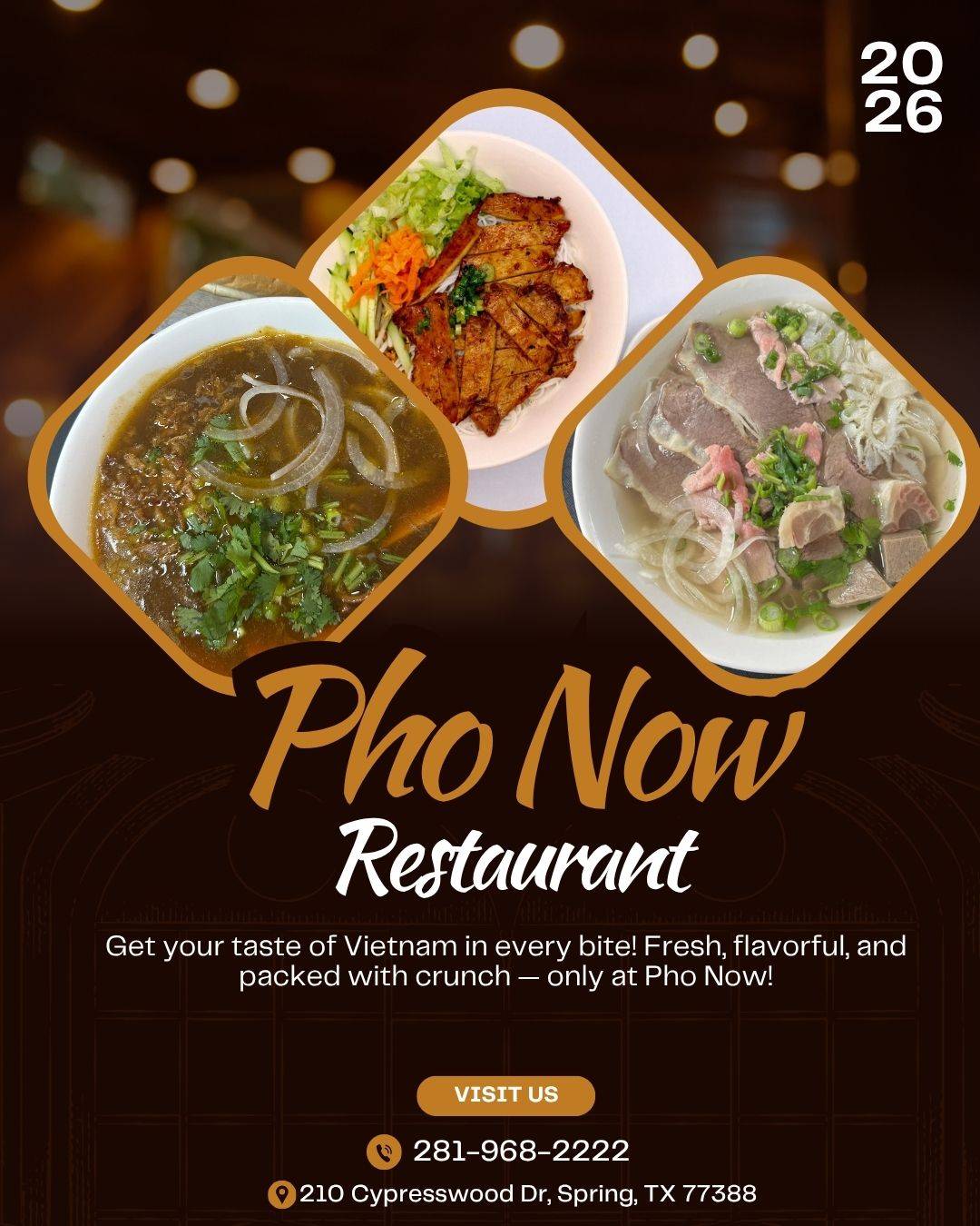 Pho Now меню