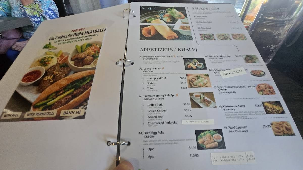 Pho'Tastic! меню