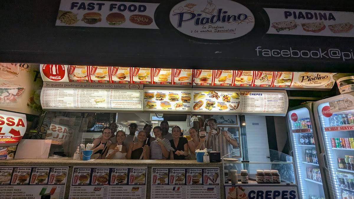 Piadino меню