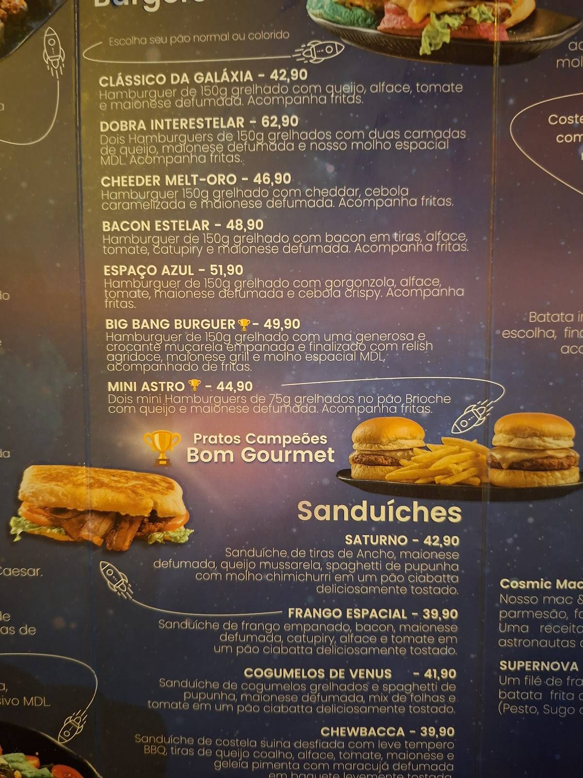 Mundo da Lua меню