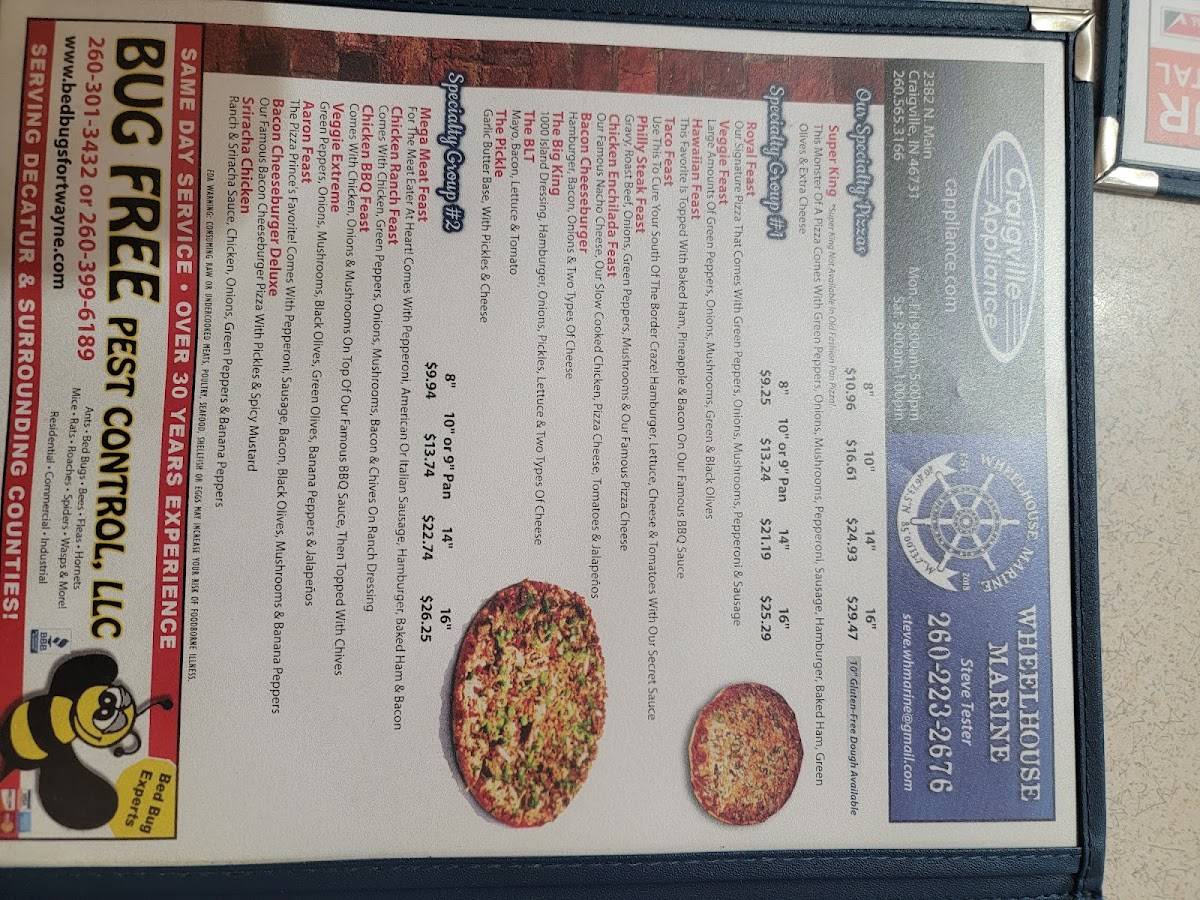 Pizza King of Decatur меню