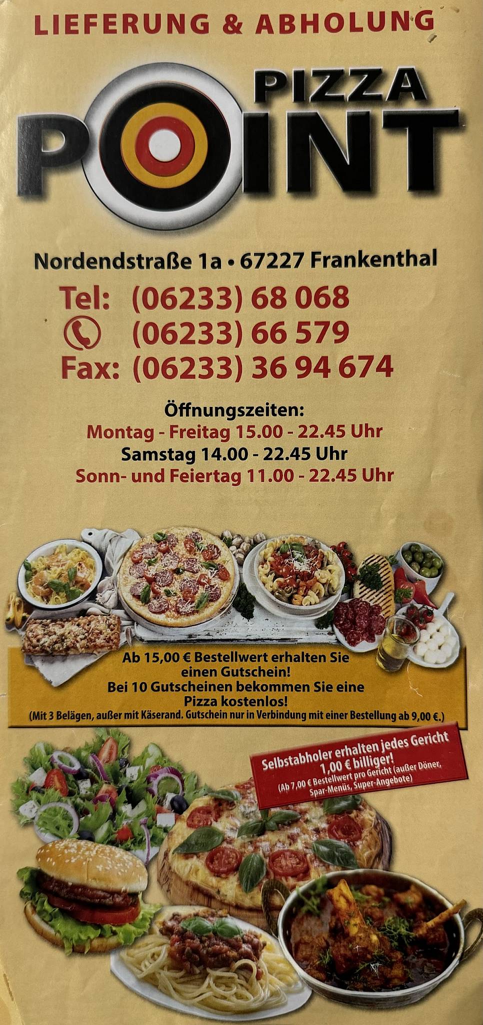 Pizza Point меню