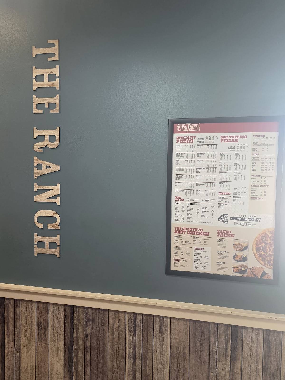 Pizza Ranch меню