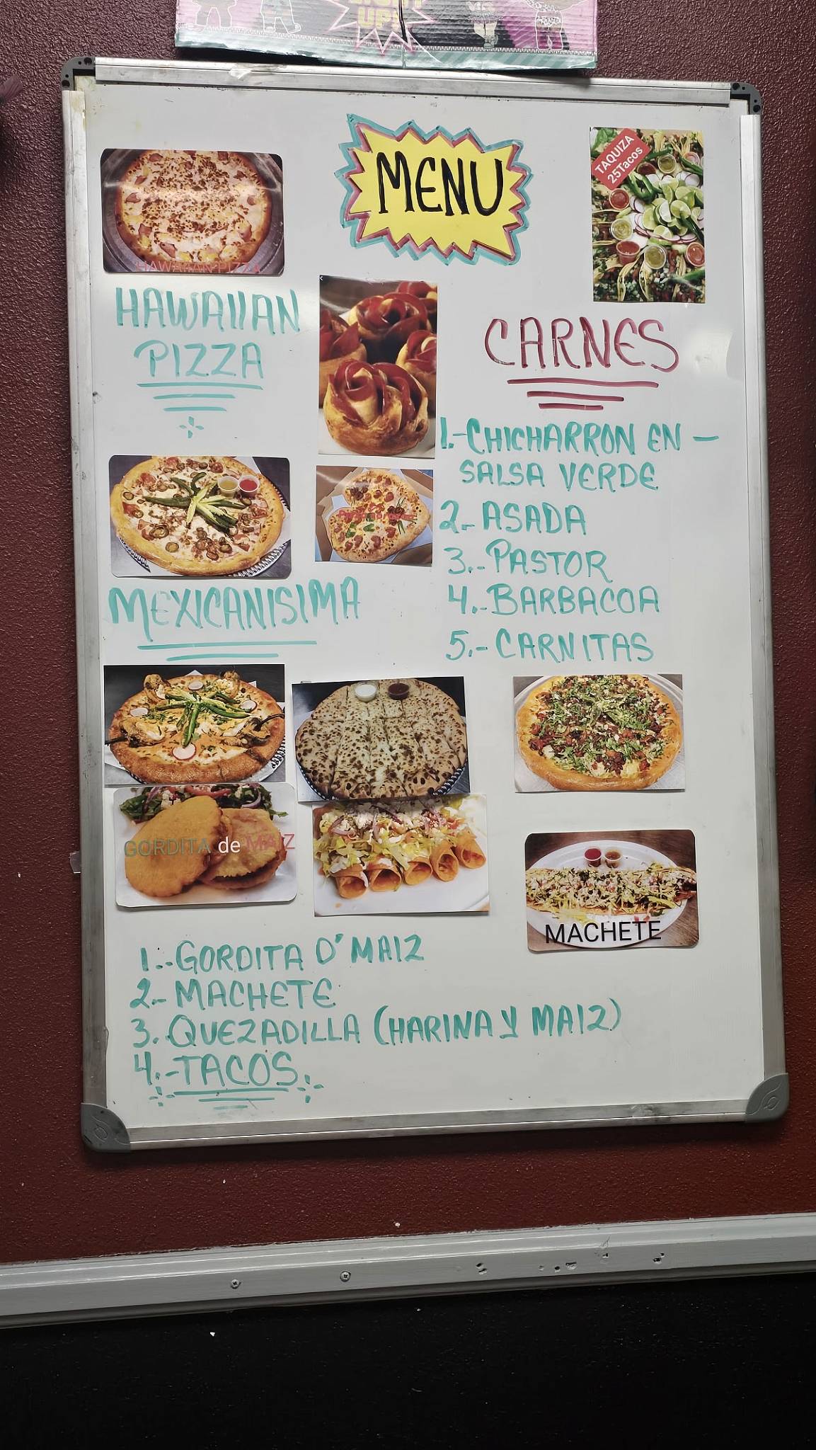 Que' Pizza меню