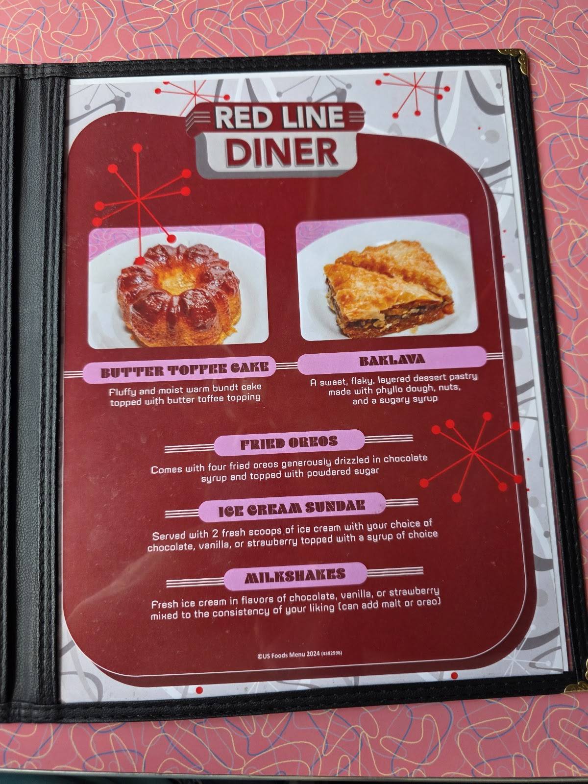 Red Line Diner меню