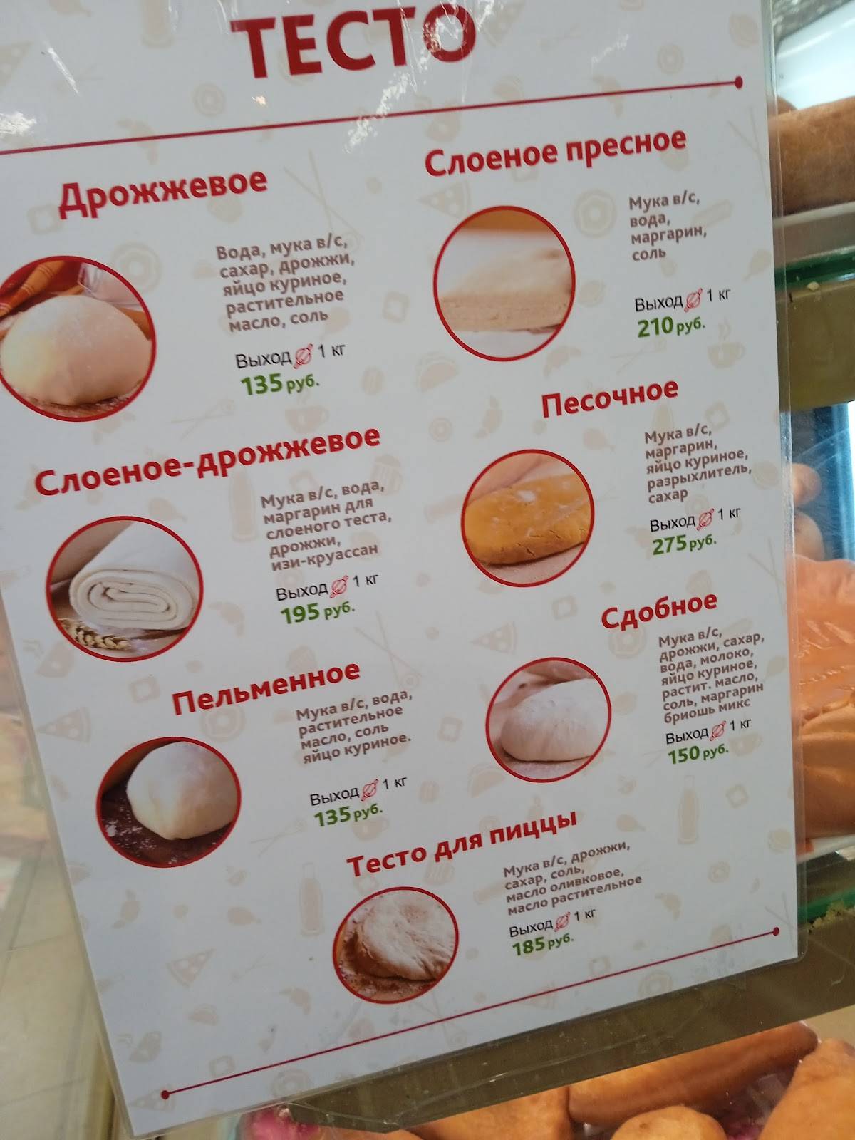 Три колобка меню