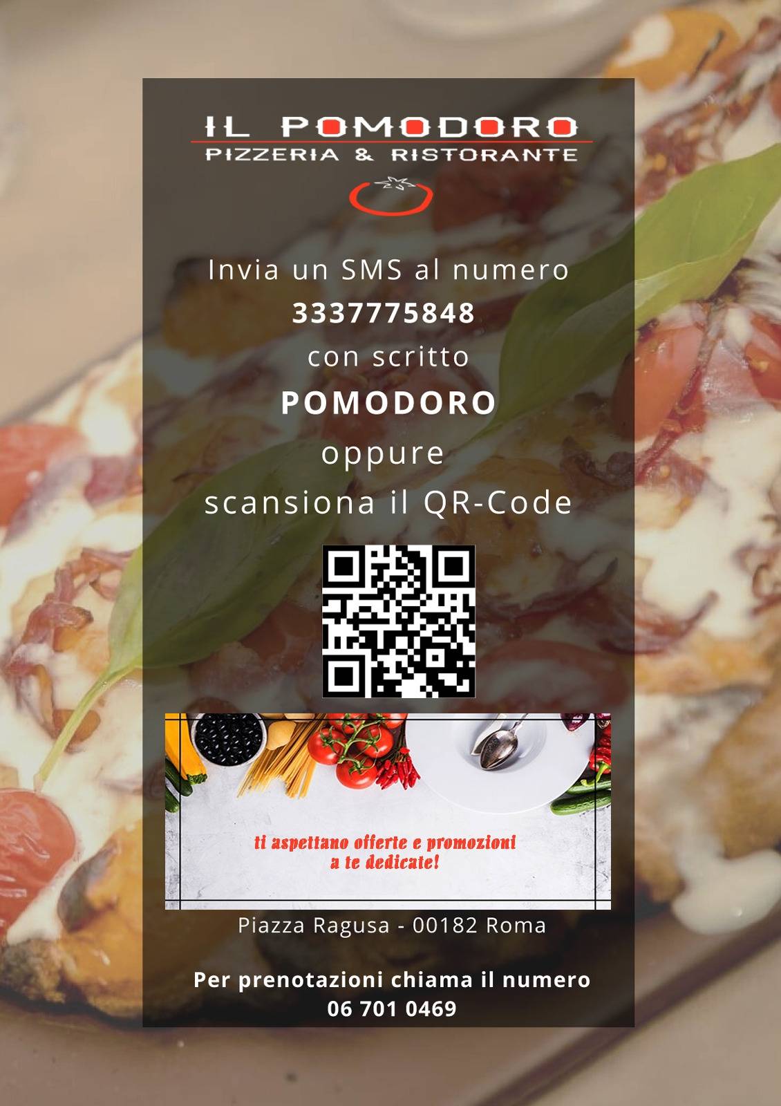 Pizzeria il Pomodoro Roma меню