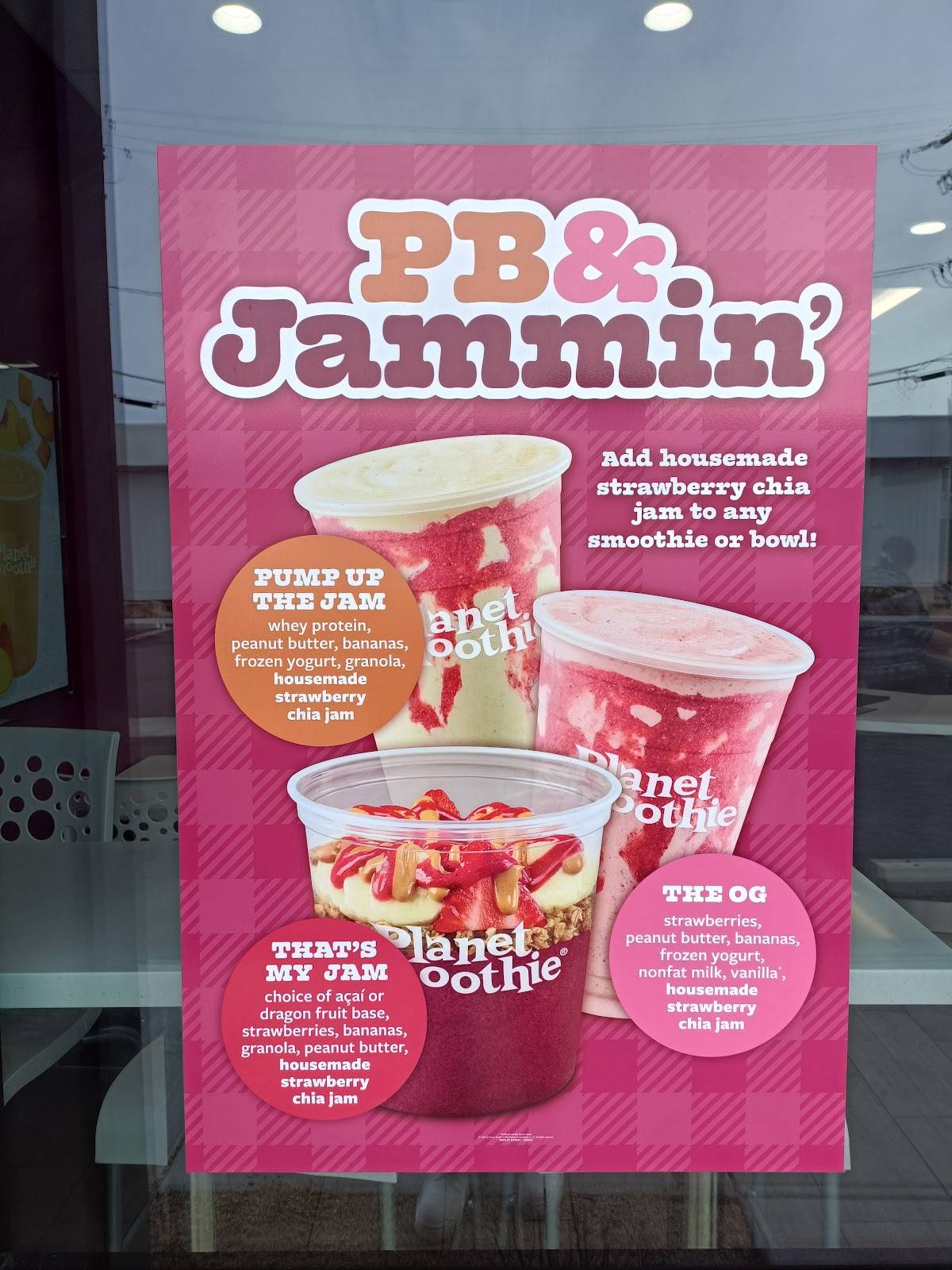 Planet Smoothie меню