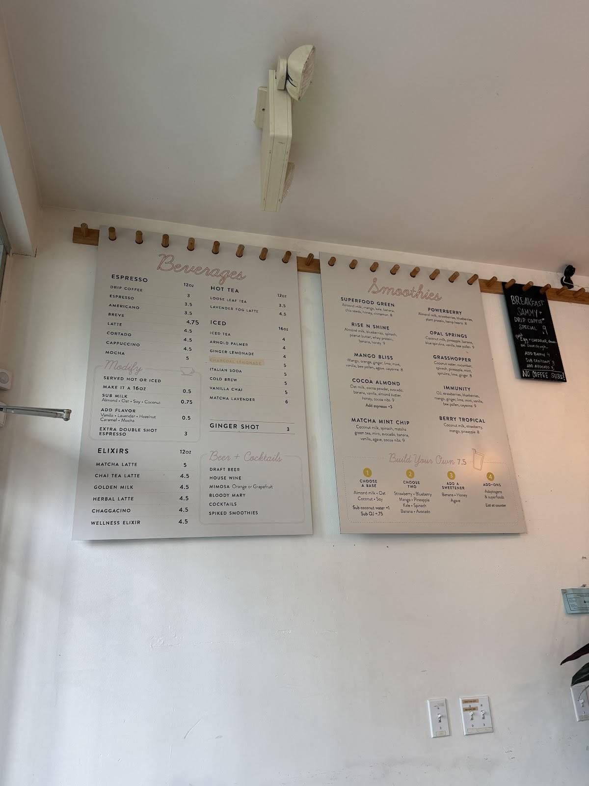 Poa Café меню