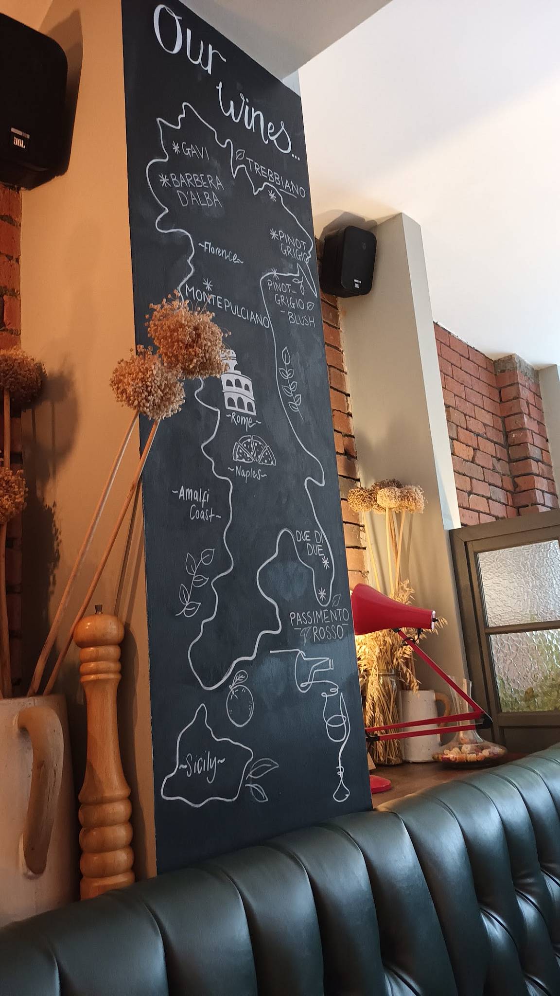 Porro Llandaff меню