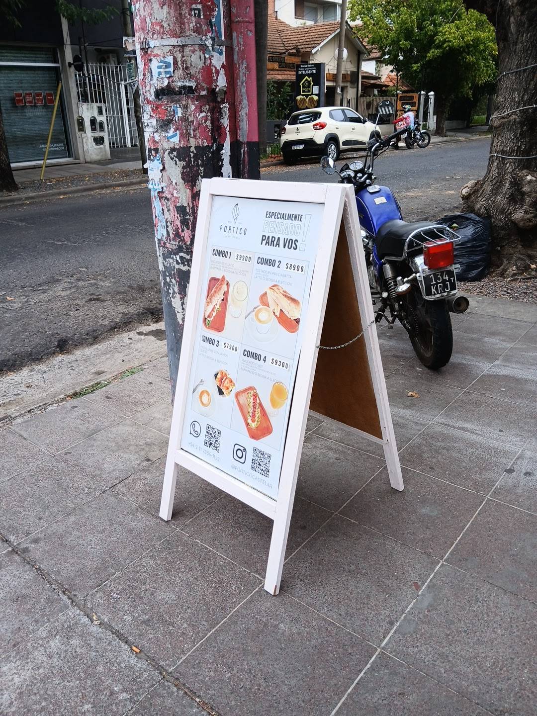 Portico Castelar меню