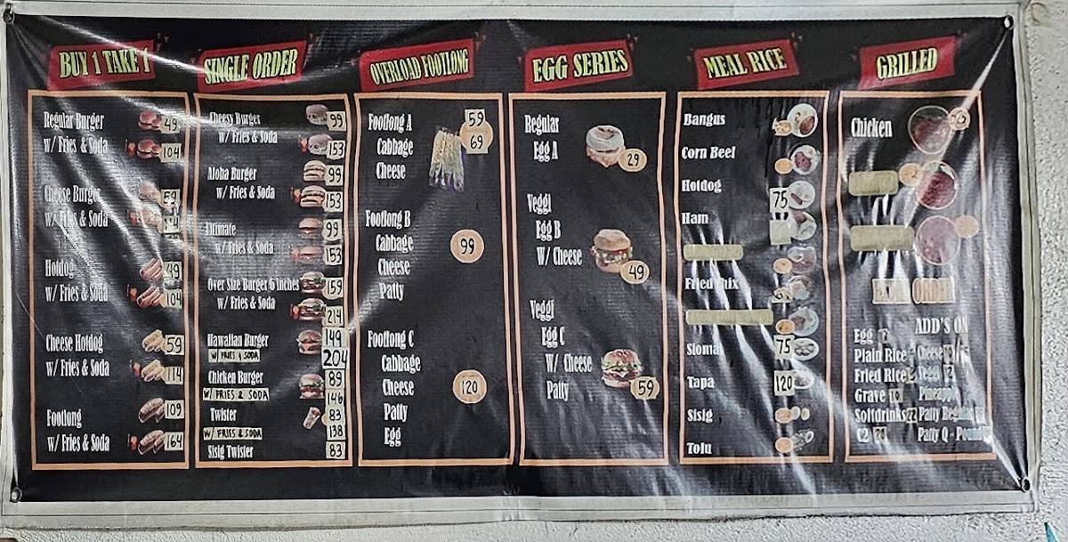 Prince Burger меню