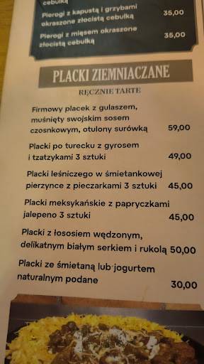 Pub „Esencja Smaku” меню