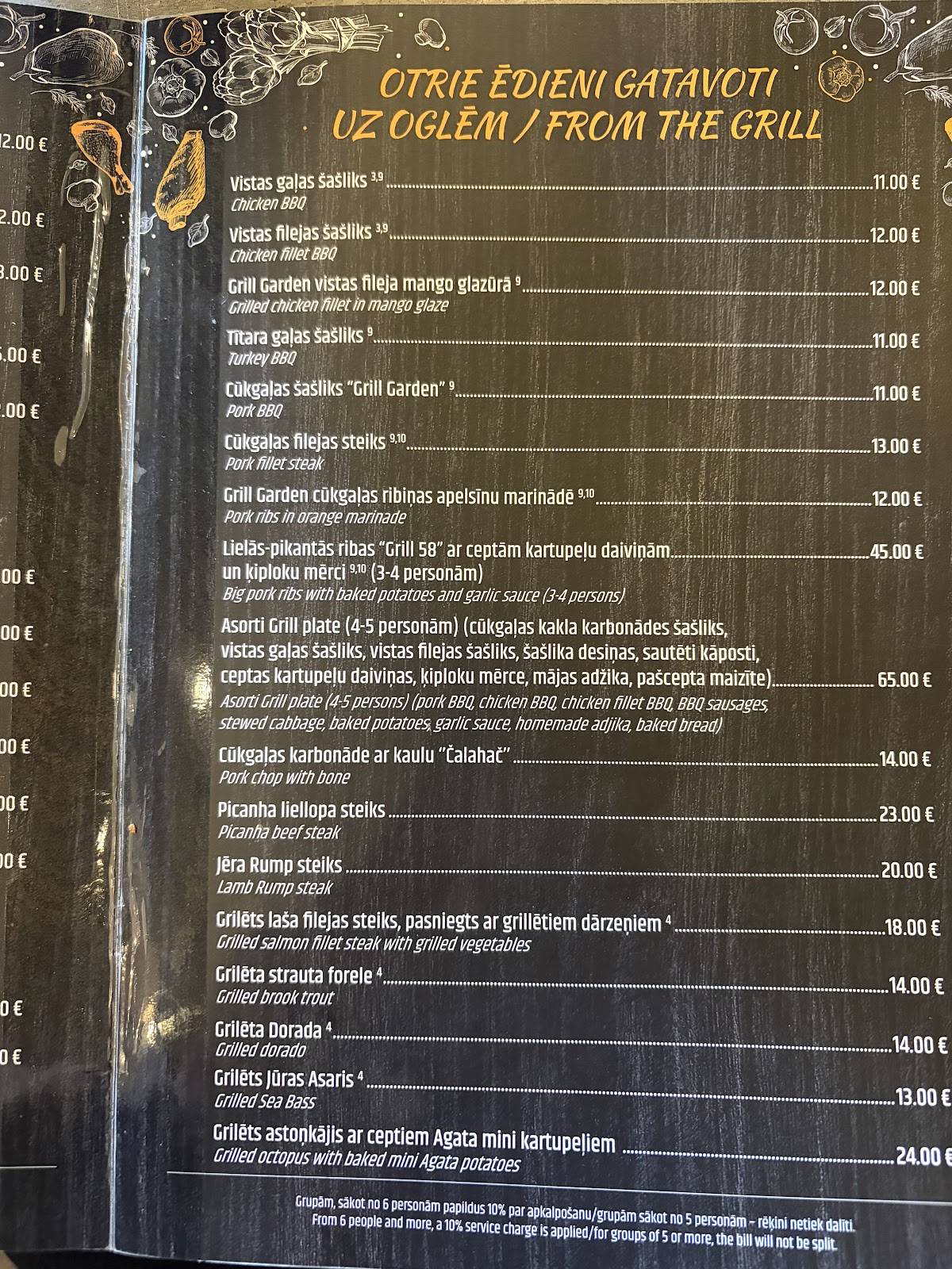 Grill Garden меню