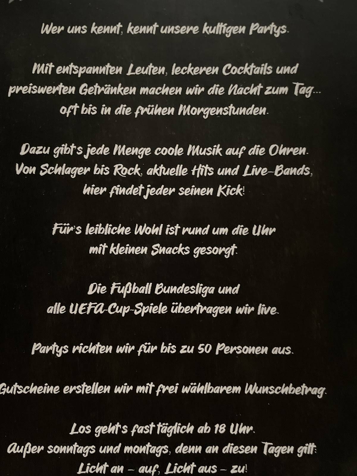 Mamas-Bar Erding меню