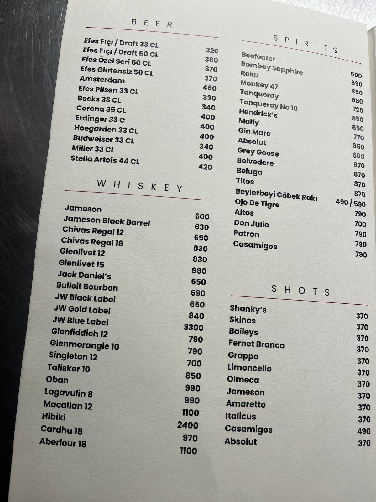 Mellow Kitchen & Cocktails меню