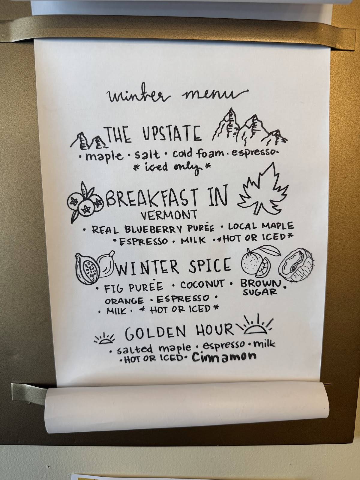 Mercury Coffee Co. меню