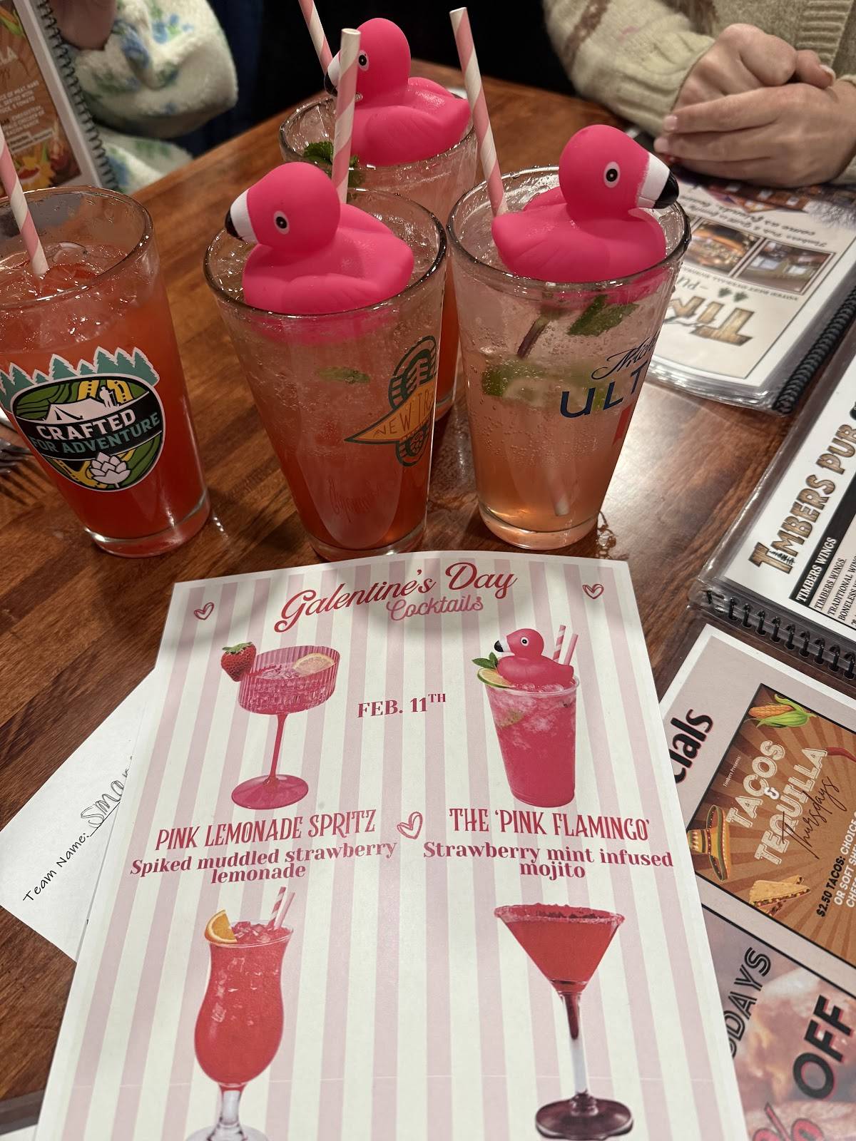 Timber's Pub & Grill меню