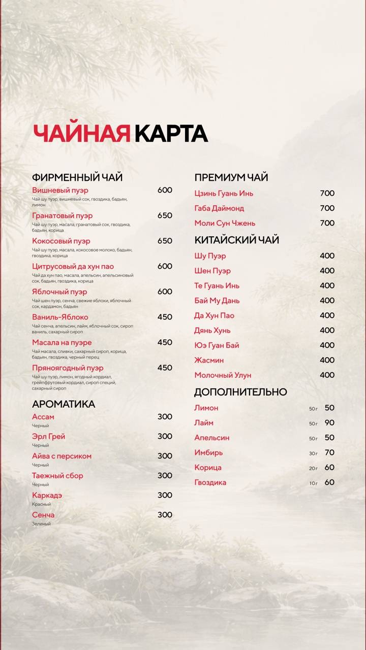 Тотем меню